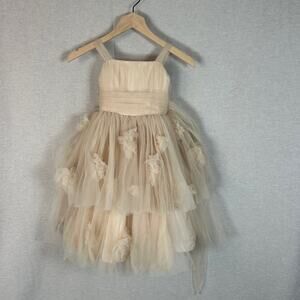 Watters & Watters Toddler Girls Tulle Fairy Dress Size 4 Special Occasion Flower
